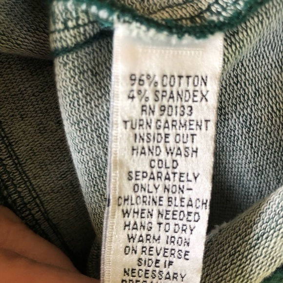 Dream Jeanne’s By Quacker Factory Studded Stretch Jean Jacket Sz L Dk Green - Picture 9 of 11